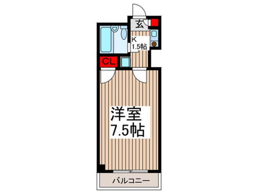 間取図 サニーサイド武蔵浦和