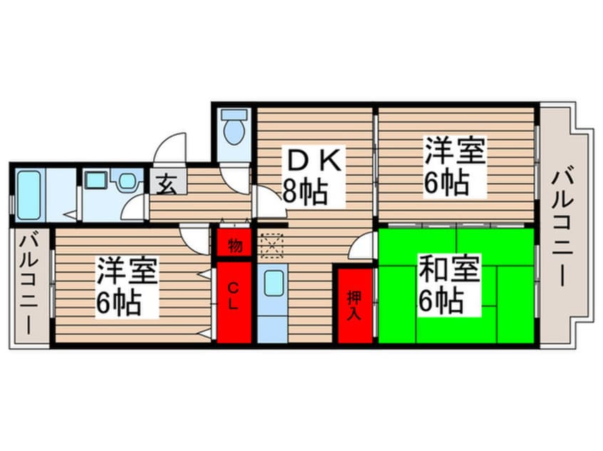 間取図 メゾン・シーウィンド