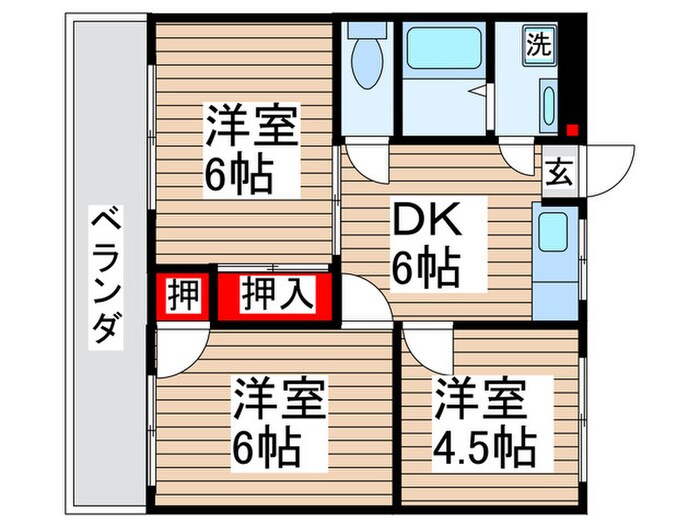 間取り図 グリ－ンヒルタカハシ