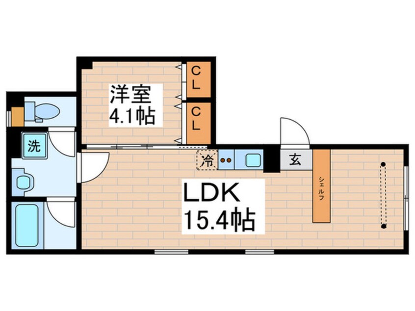 間取図 Sky Residence 新御徒町