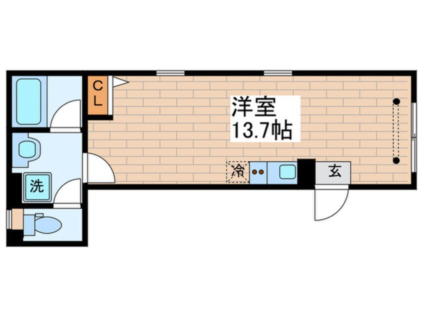 間取図 Sky Residence 新御徒町