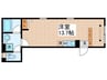 Sky Residence 新御徒町 1Rの間取り