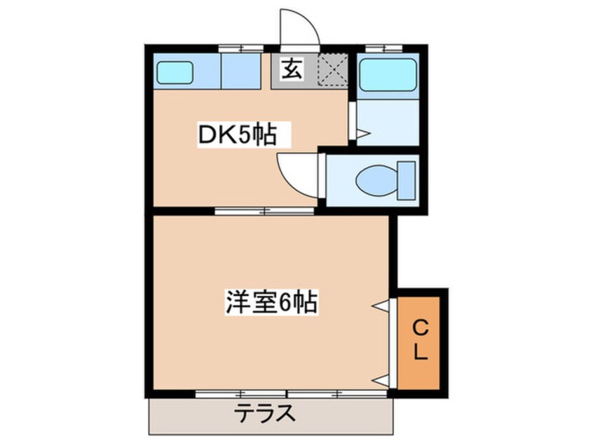 間取図 コーポルピナスⅢ
