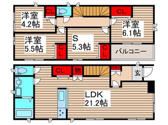 間取図 Ｋｏｌｅｔ宮原#０５