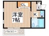 ベルデ・ベル 1Kの間取り