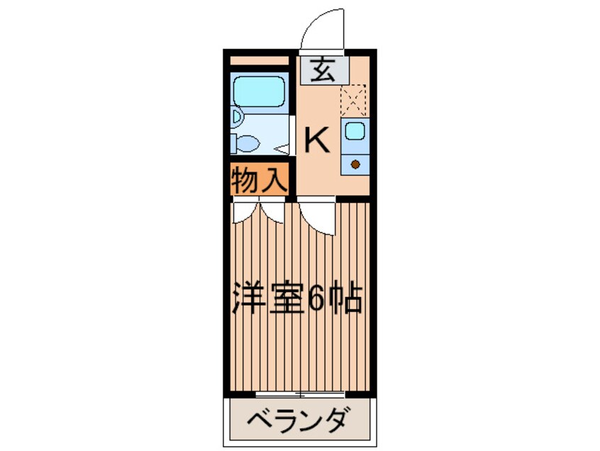 間取図 グリ－ンヒルガ－デン