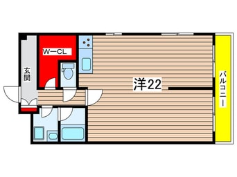 間取図 北小岩ワイ・エム・ガ－デン