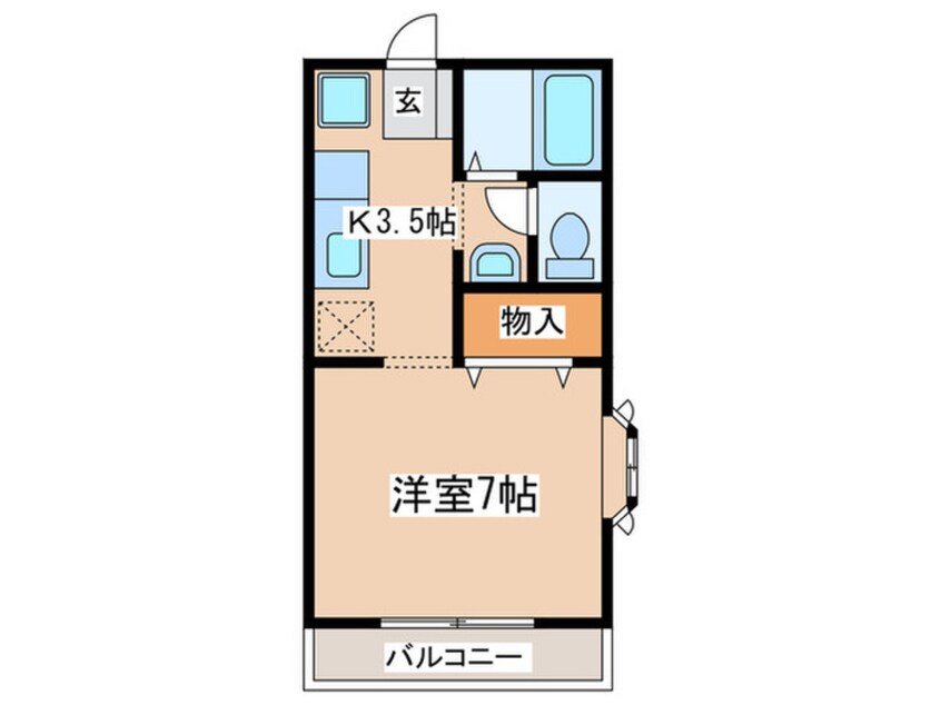 間取図 カーサうおたみ