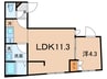 EXAM本駒込 1LDKの間取り