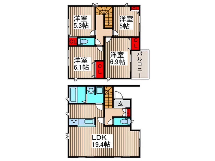 間取図 Ｋｏｌｅｔ宮原#０９