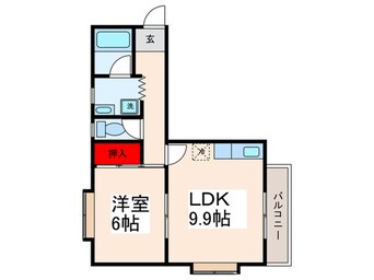 間取図 メゾン荒川Ⅱ