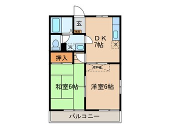 間取図 エスポワ－ル鴨居