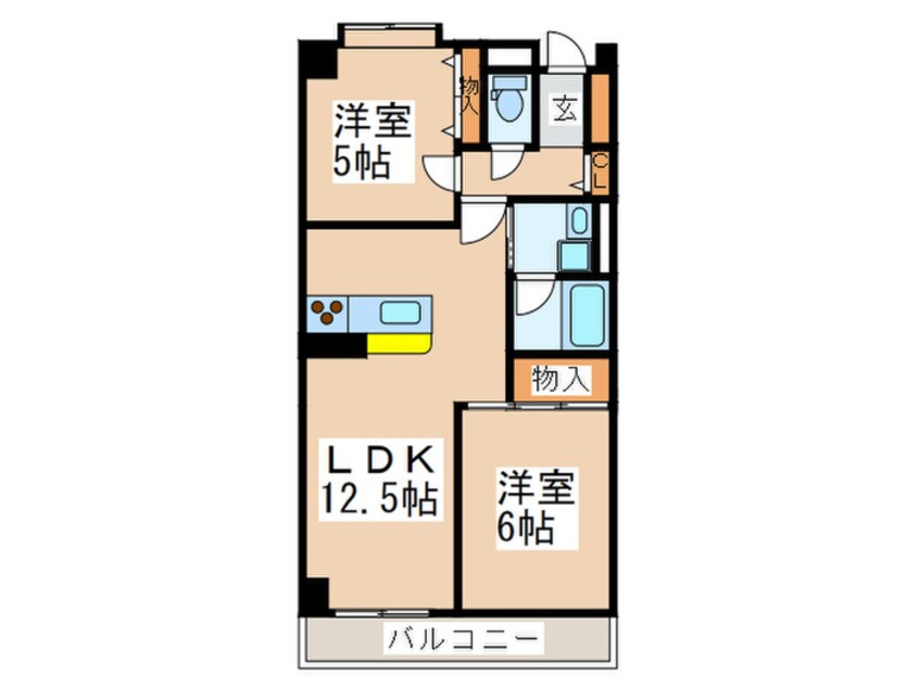 間取図 シャレ－ナ藤が丘