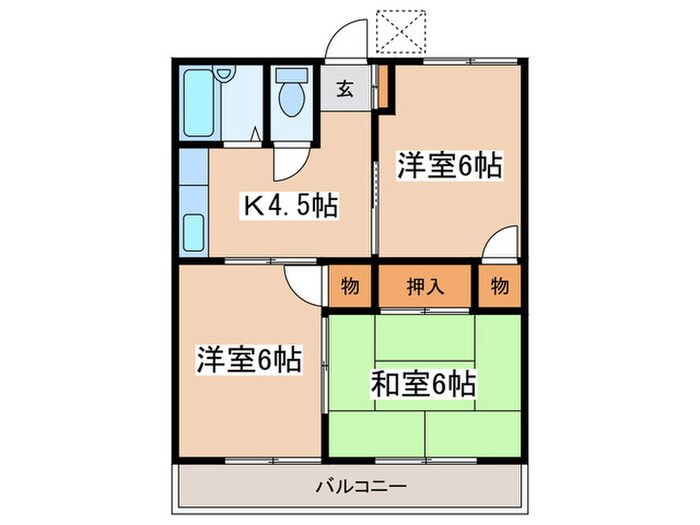 間取り図 セトハイツＣ