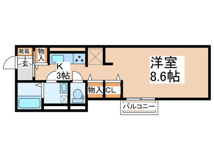 間取図 サテライト海老名