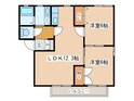 オ－チャ－ドスクエア－Ｂの間取図