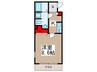 アム－ルａ 1Kの間取り