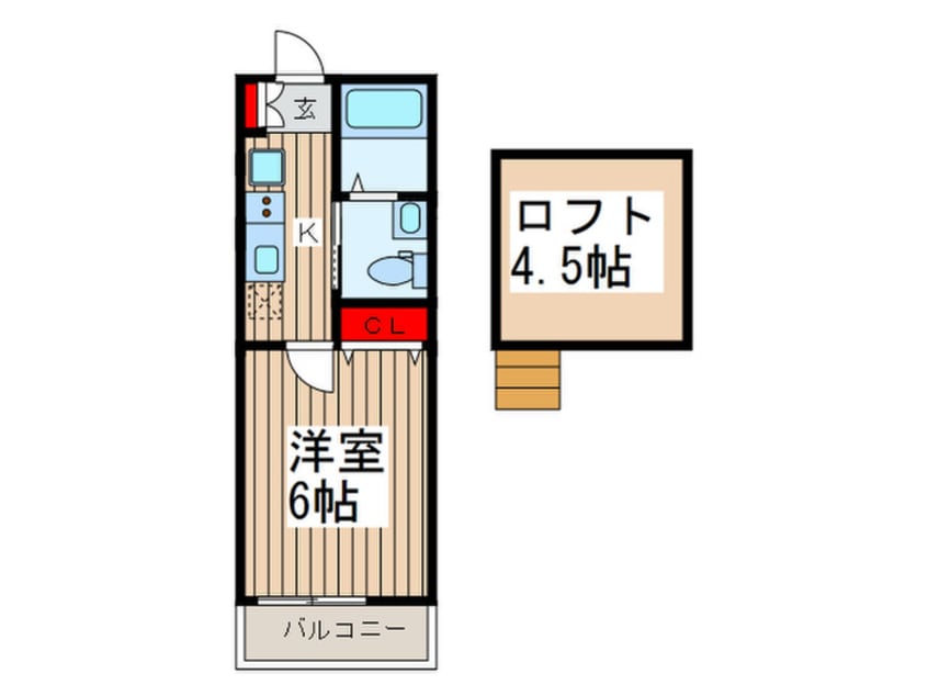 間取図 ウエストハイム久喜東Ⅱ