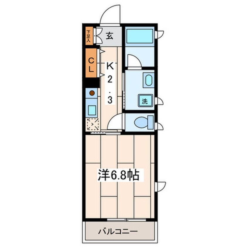 間取図 Hill Side Flats