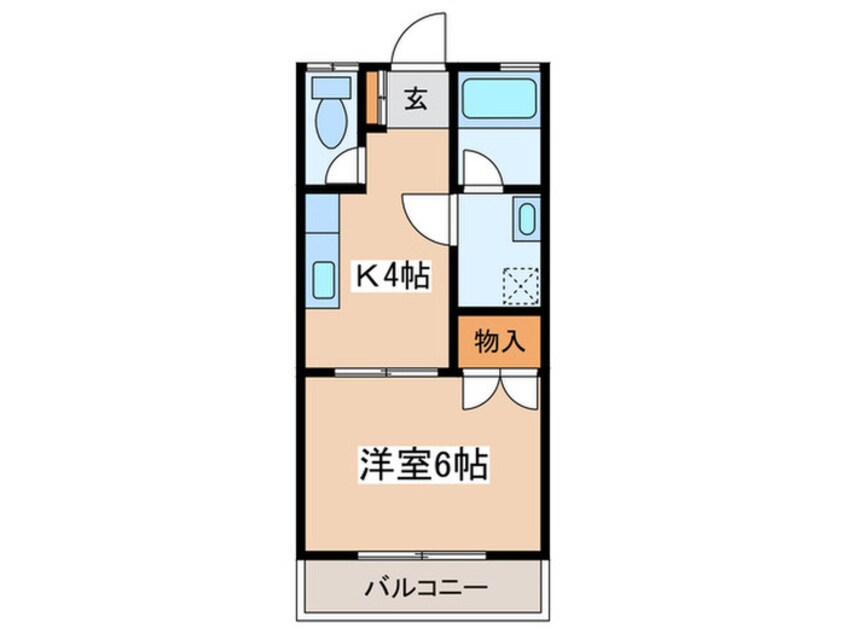 間取図 ソレイユ鐘の台