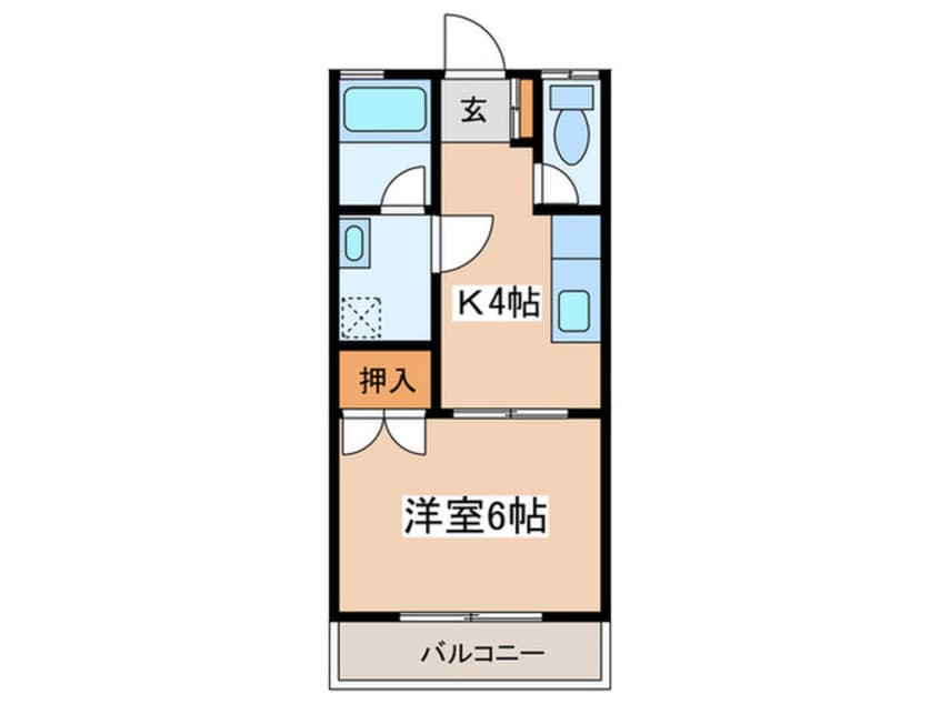 間取図 ソレイユ鐘の台