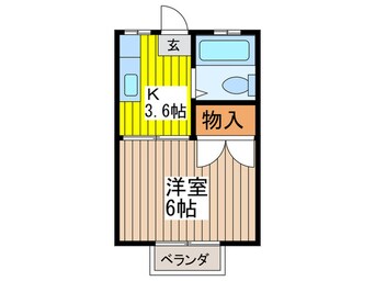 間取図 ＳＫハイツ　Ａ棟