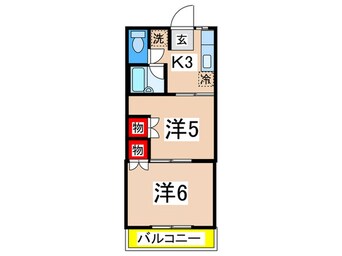 間取図 エステ－トハイツ