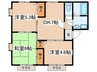 ピ－スフルＡ 3DKの間取り