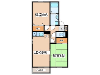 間取図 エクセル大倉山Ⅱ