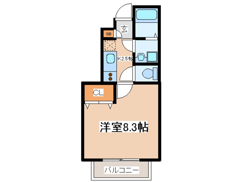 間取図 アスピリアフル－ル