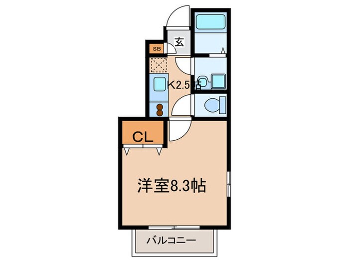 間取り図 アスピリアフル－ル