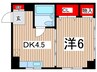 ニューホープハウス 1DKの間取り