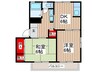 フォーブル白子Ａ 2DKの間取り