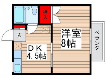 間取図 コ－ポ角谷