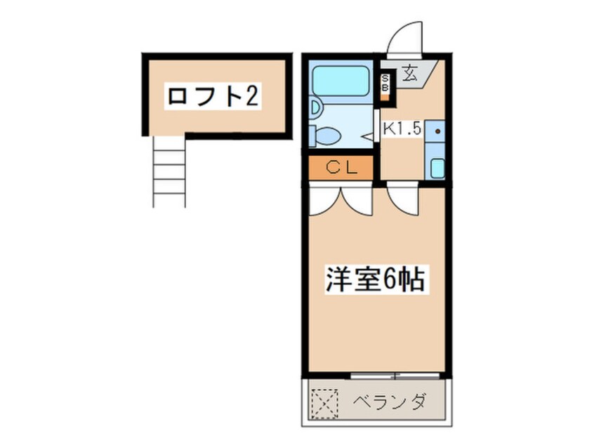 間取図 パレス安西壱番館