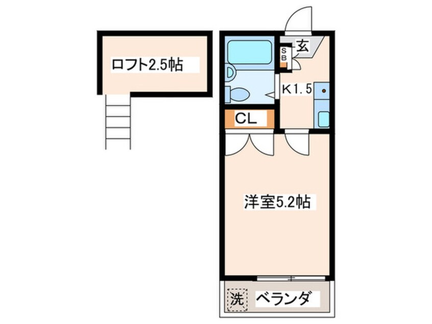 間取図 パレス安西壱番館