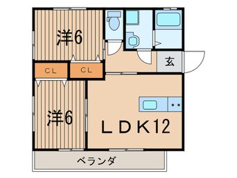 間取図 ベルクレストⅡ