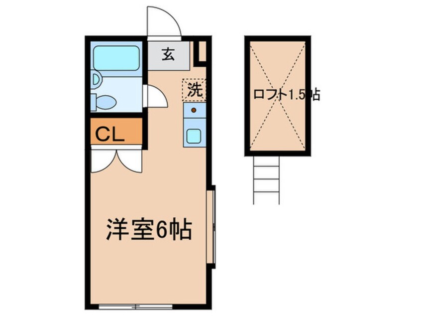 間取図 シャトル府中