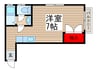 ベルハイツ蘇我 1Rの間取り