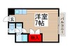 ベルハイツ蘇我 1Rの間取り
