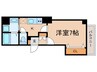 クレールハウス 1Kの間取り