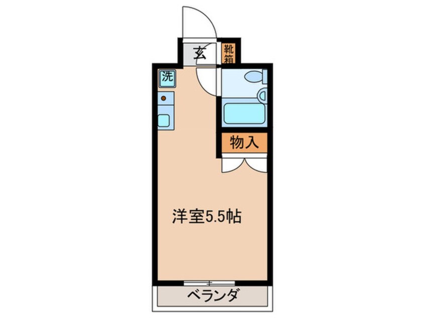 間取図 メゾン・ド・ヴェリテ（４０７）