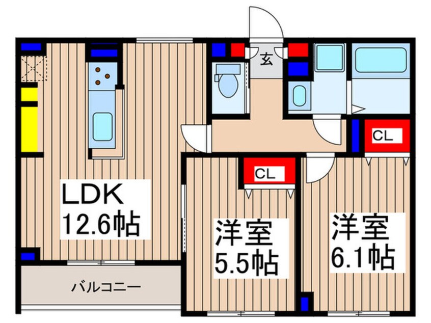 間取図 仮)Polaris