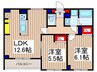 仮)Polaris 2LDKの間取り