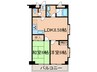 藤田マンション 2LDKの間取り