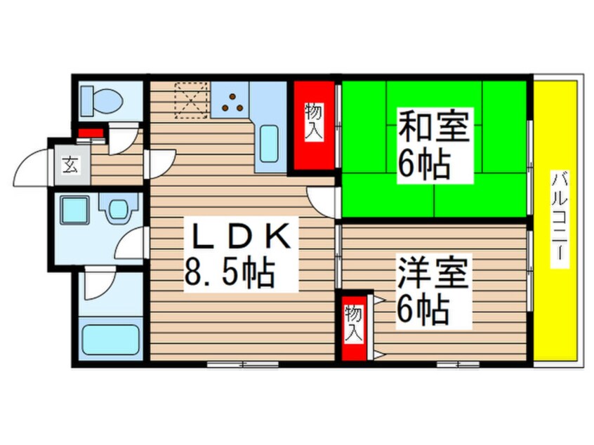 間取図 藤田マンション