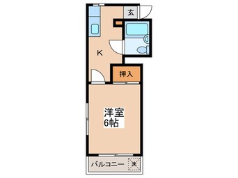 間取図 カースル小林