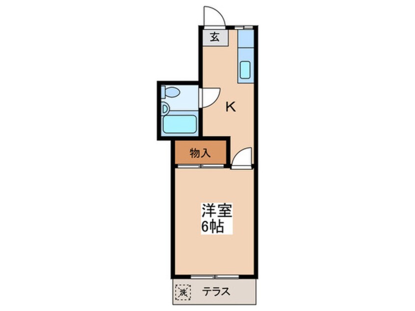 間取図 カースル小林