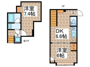 間取図 ディームス大井町フォレスト