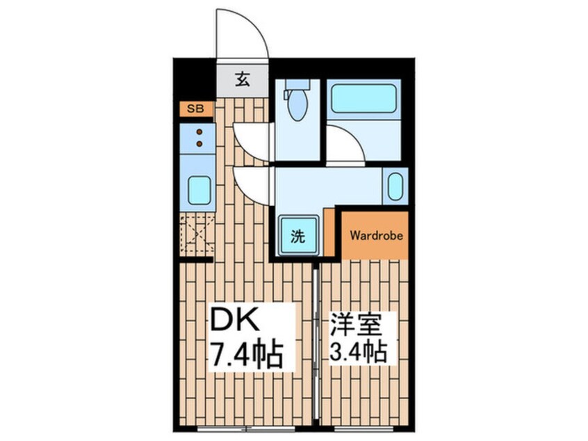 間取図 ディームス大井町フォレスト